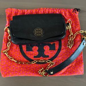 Tory Burch evening bag with gold chain strap